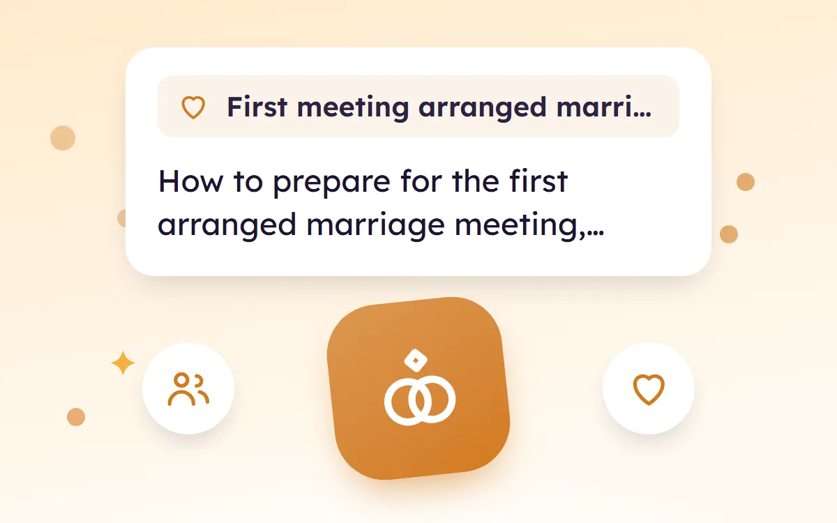 First Meeting Arranged Marriage Tips, from Before You Go to the Message After