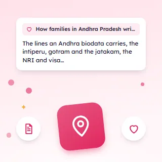 How Families in Andhra Pradesh Write a Marriage Biodata