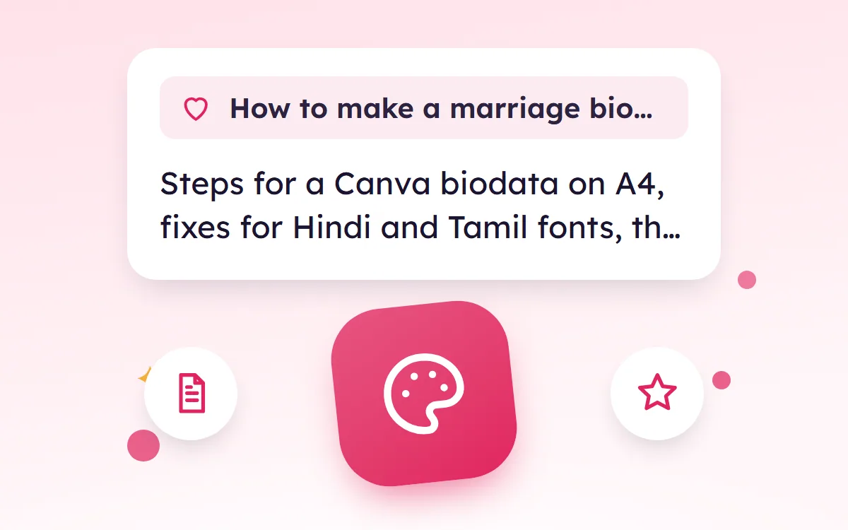 How to Make a Marriage Biodata in Canva