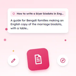 How to Write a Biyer Biodata in English