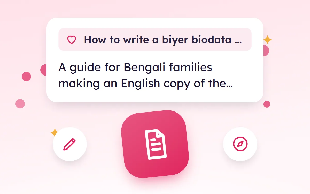 How to Write a Biyer Biodata in English