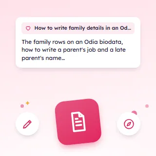 How to Write Family Details in an Odia Biodata
