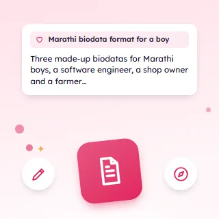Marathi Biodata Format for a Boy