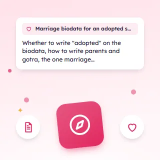 Marriage Biodata for an Adopted Son or Daughter