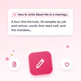 How to Write About Me in a Marriage Biodata