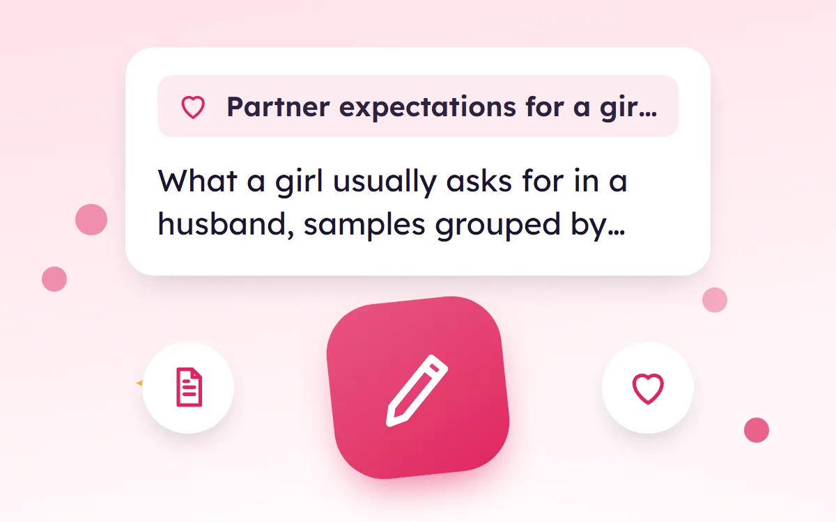 Partner Expectations for a Girl's Marriage Biodata