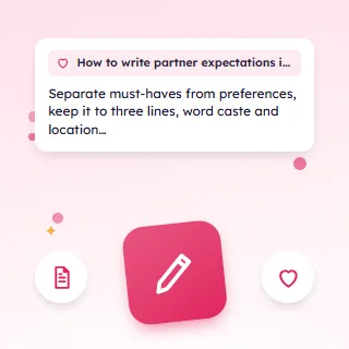 How to Write Partner Expectations in a Marriage Biodata