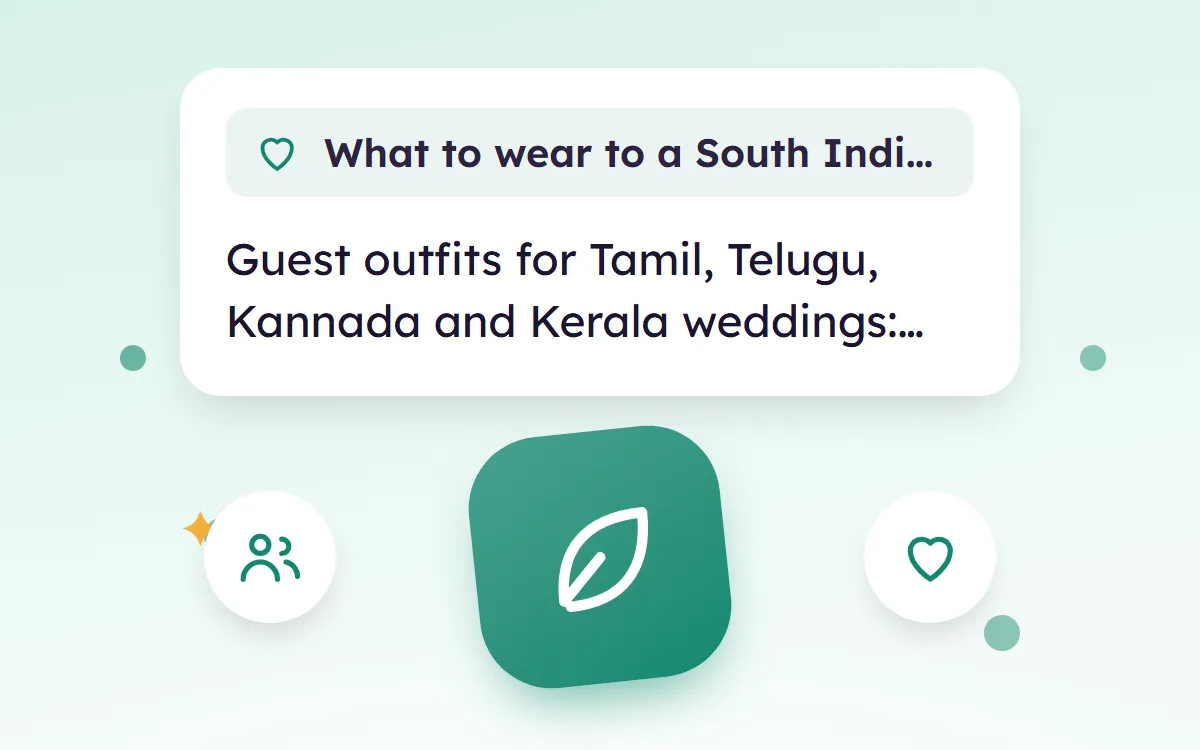 What to Wear to a South Indian Wedding, for Women and Men