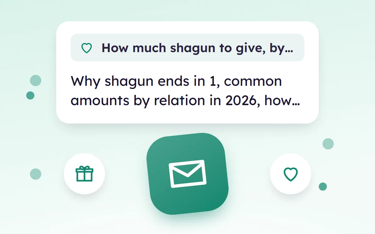 How Much Shagun to Give, by Relation