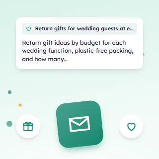 Return Gifts for Wedding Guests at Every Function