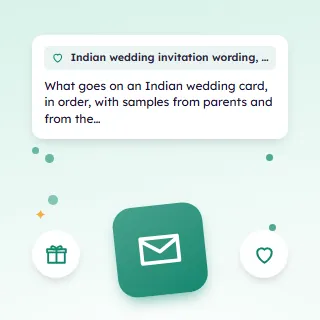 Indian Wedding Invitation Wording, with Samples