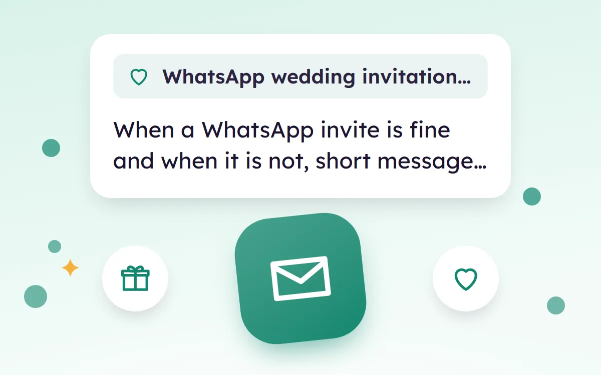 WhatsApp Wedding Invitation Messages, with Samples
