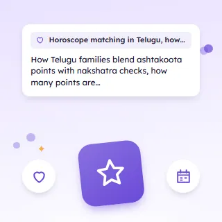 Horoscope Matching in Telugu, How Families Do It