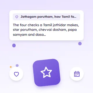 Jathagam Porutham, How Tamil Families Match Horoscopes