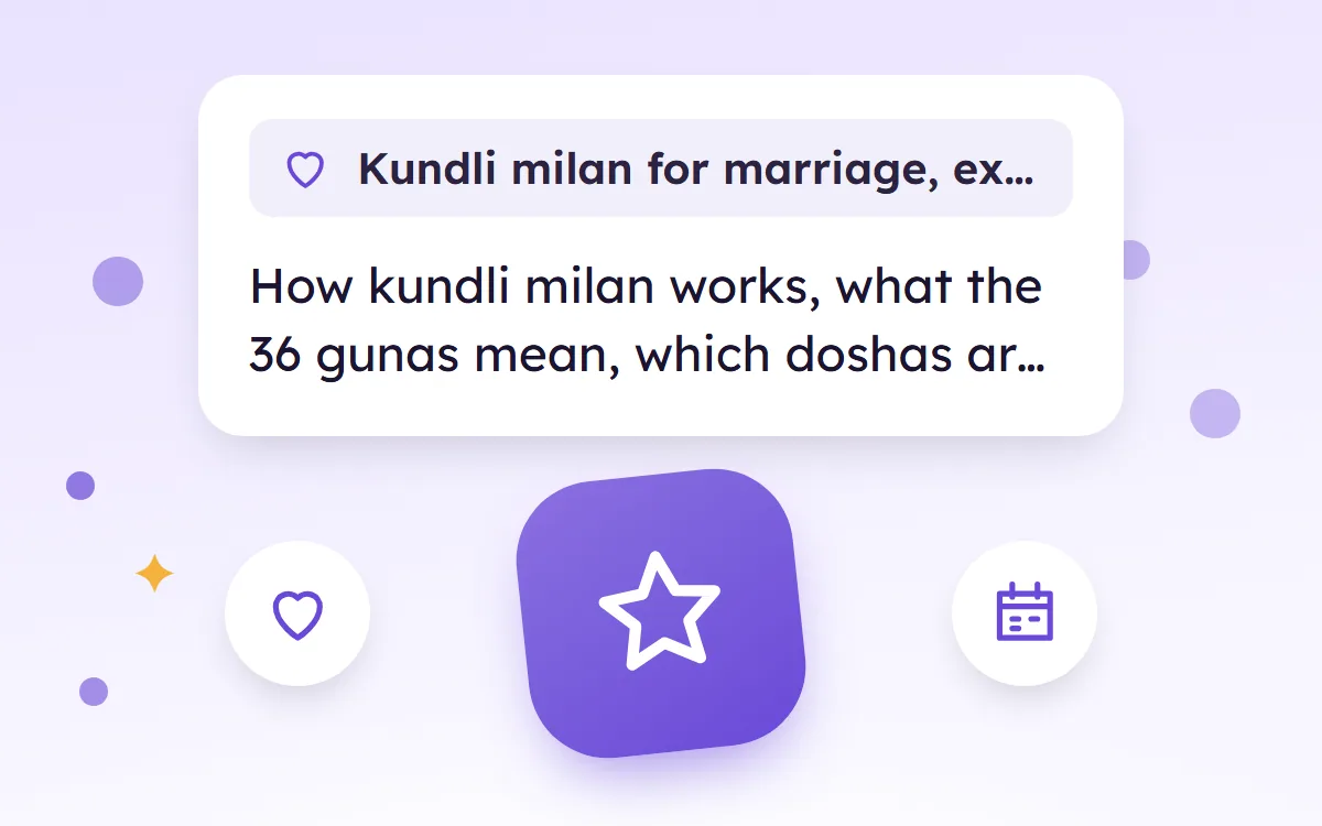 Kundli Milan for Marriage, Explained for Families