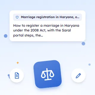 Marriage Registration in Haryana, Online Process, Documents and Fees