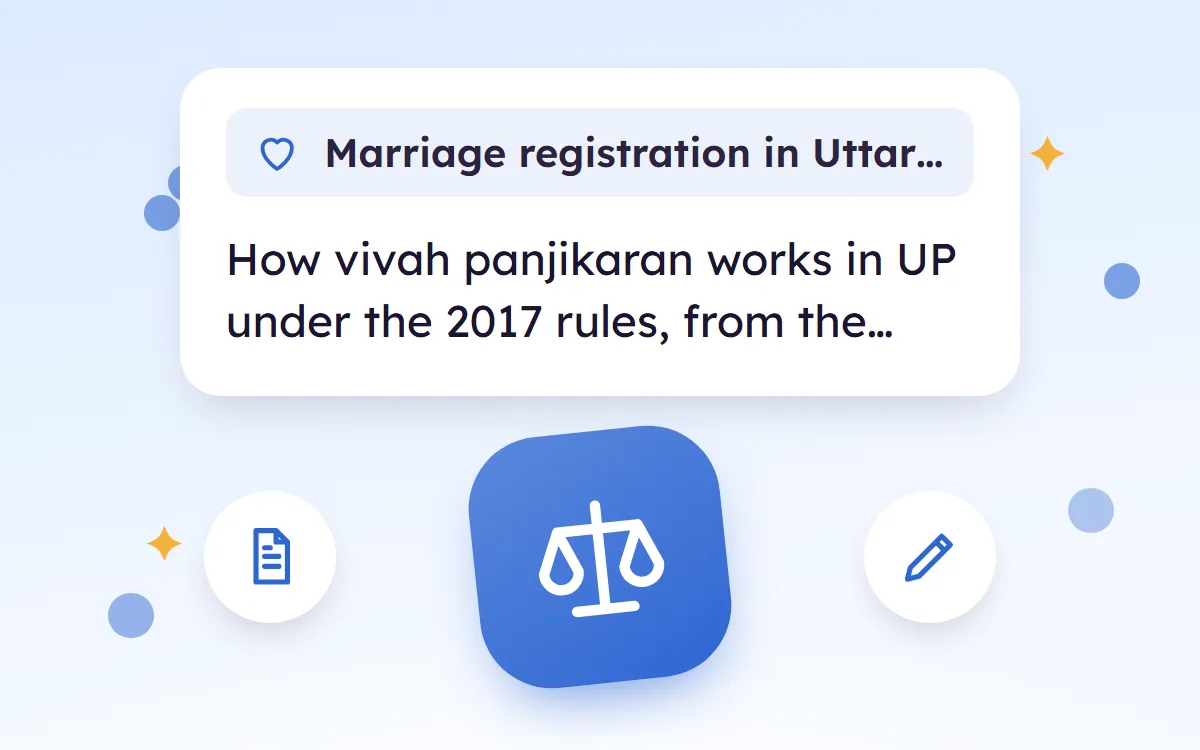 Marriage Registration in Uttar Pradesh, Online Steps and Documents