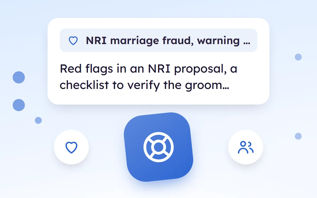 NRI Marriage Fraud, Warning Signs, Checks and Where to Complain