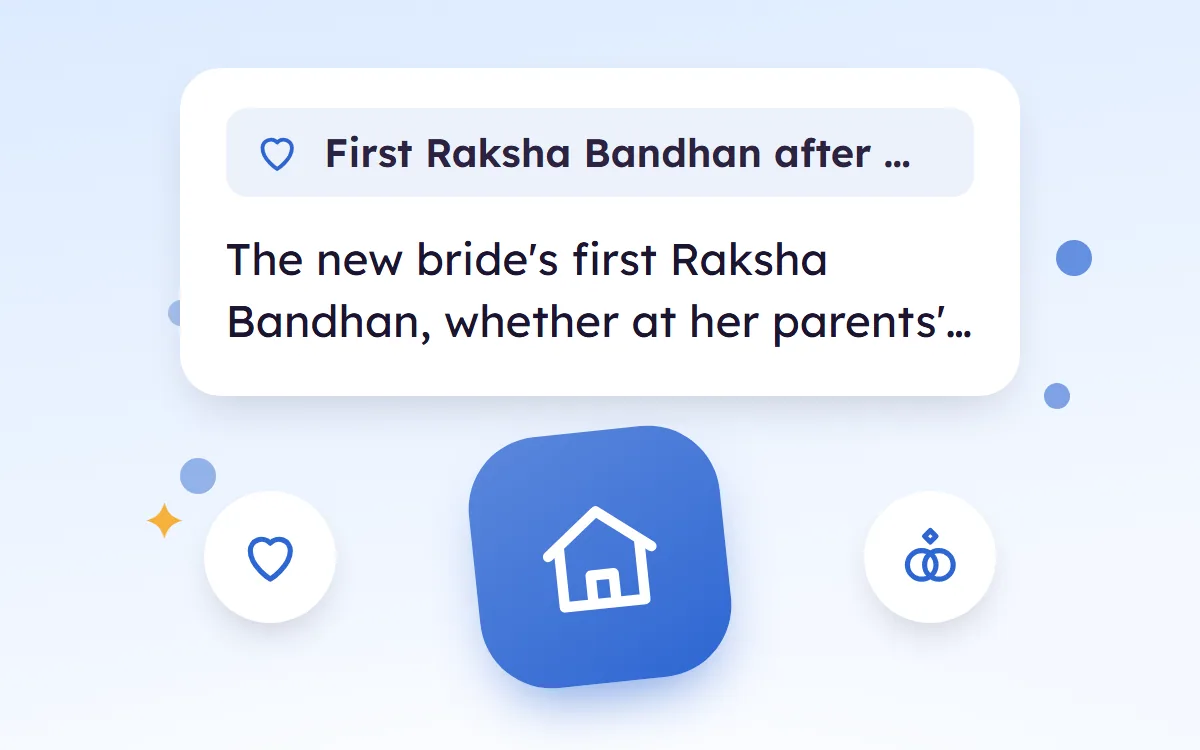 First Raksha Bandhan After Marriage