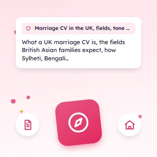 Marriage CV in the UK, Fields, Tone and a Filled Sample