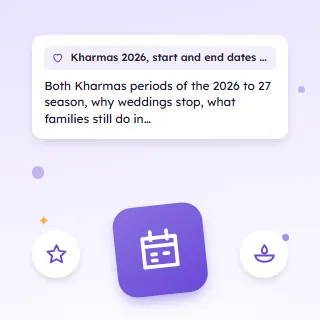 Kharmas 2026, Start and End Dates and When Weddings Resume