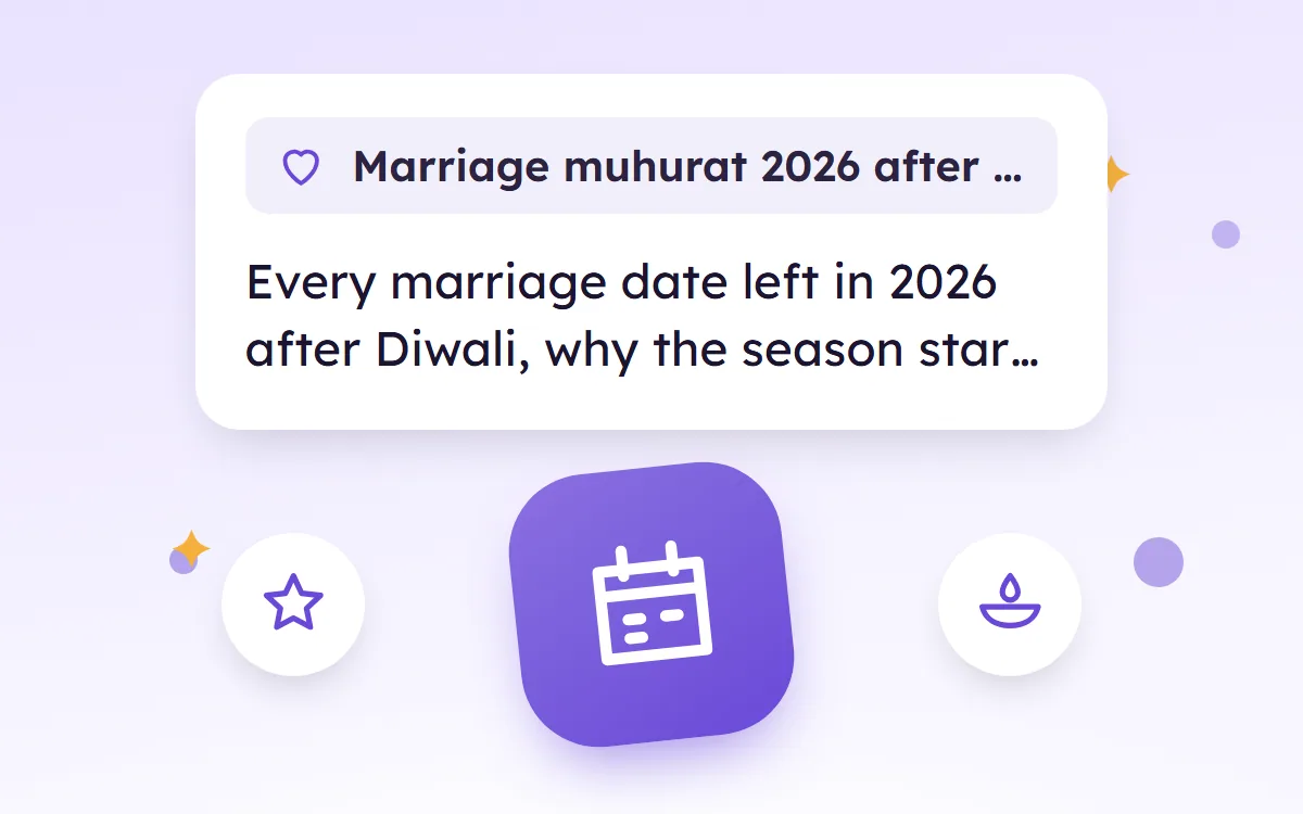 Marriage Muhurat 2026 After Diwali, Every Date Left This Year
