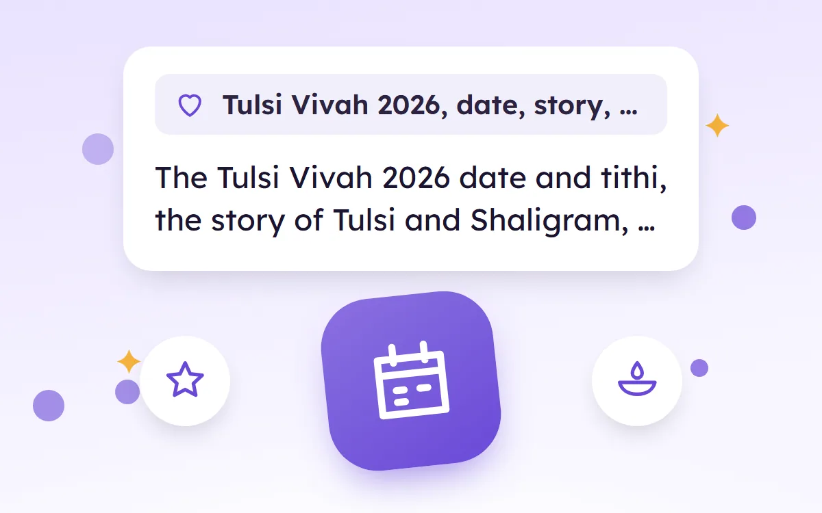 Tulsi Vivah 2026, Date, Story, Puja Vidhi and the First Wedding Dates