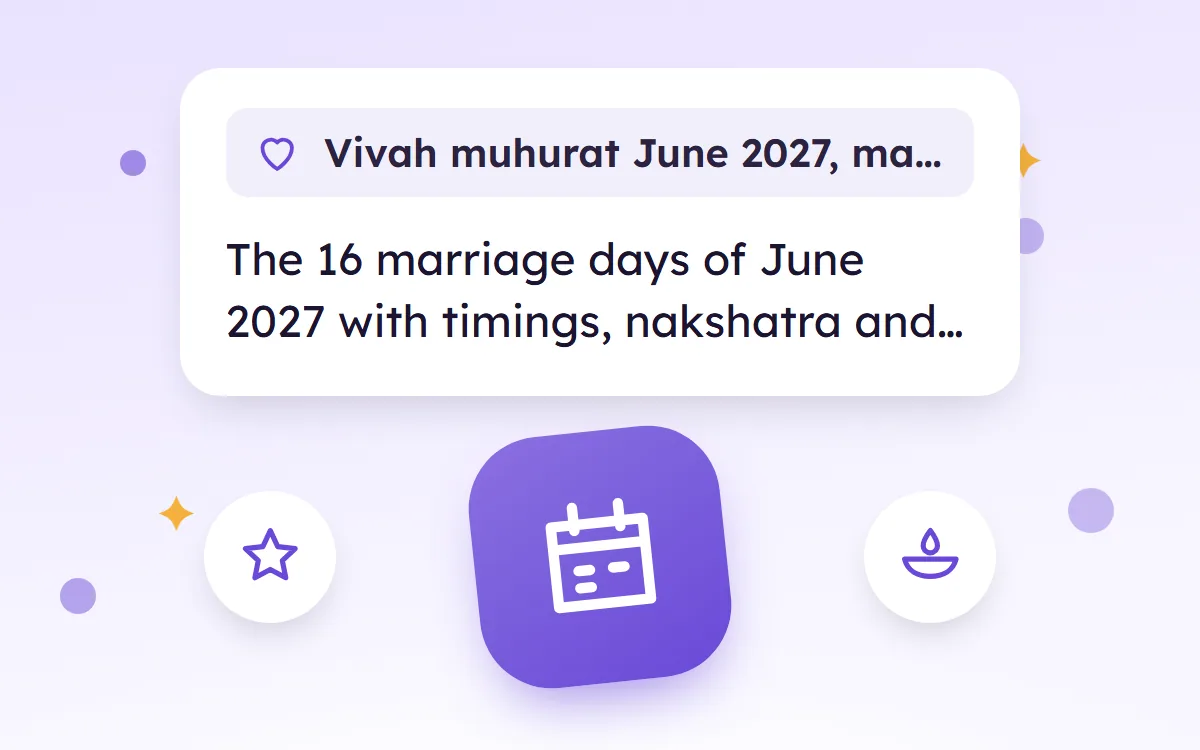 Vivah Muhurat June 2027, Marriage Dates with Timings