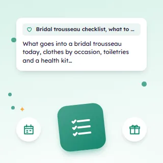 Bridal Trousseau Checklist, What to Pack for Your New Home