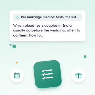 Pre Marriage Medical Tests, the List for Men and Women