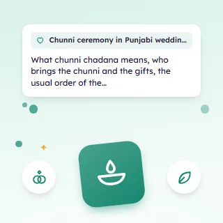 Chunni Ceremony in Punjabi Weddings